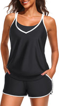 Two Piece Tankini Swimsuit for Women - Tummy Control Sporty Set Sets