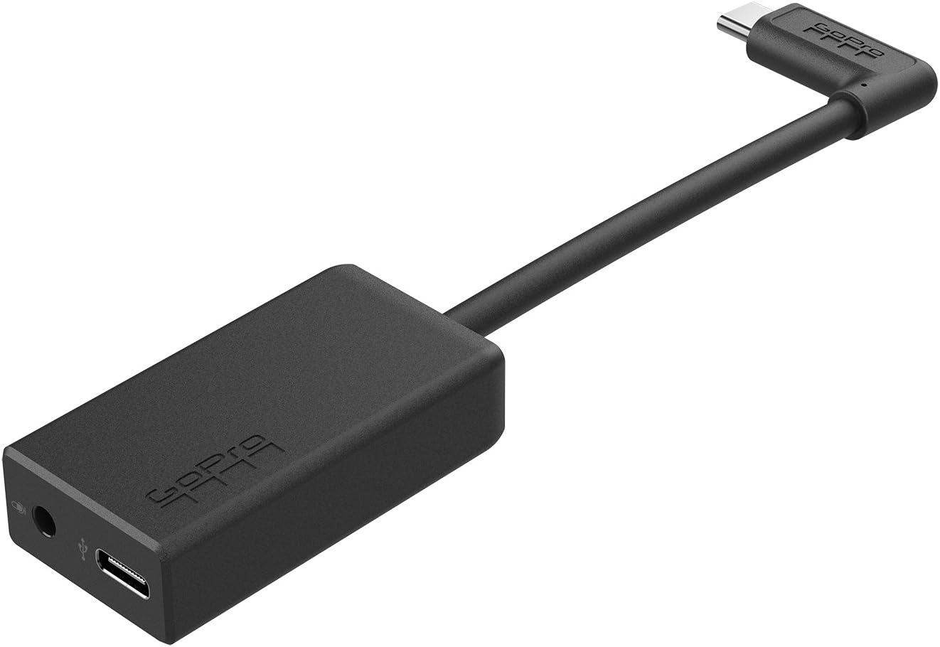 GoPro Pro 3.5mm Mic Adapter for HERO Cameras - High-Quality Audio