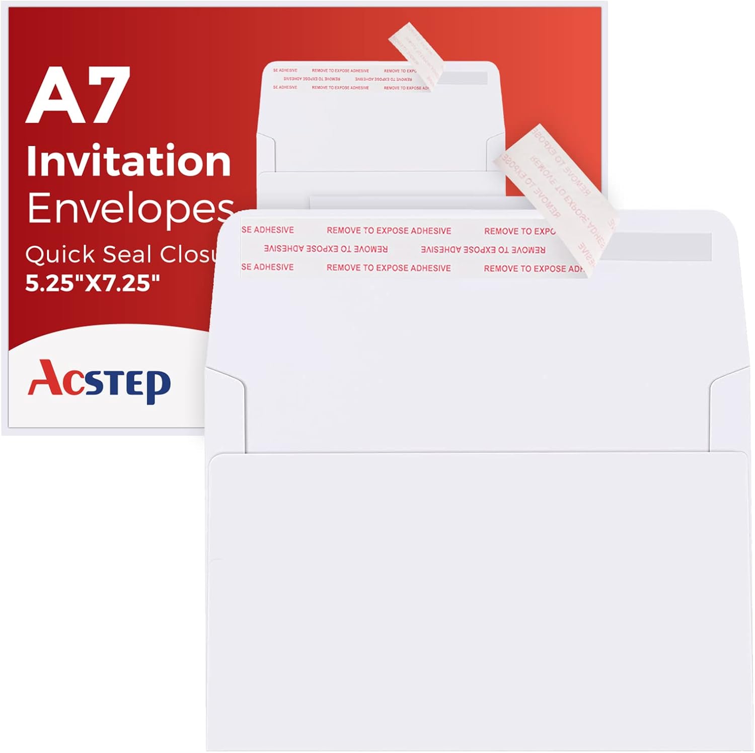 ACSTEP 500PACK 5 X 7 Envelopes for Weddings and Invitations