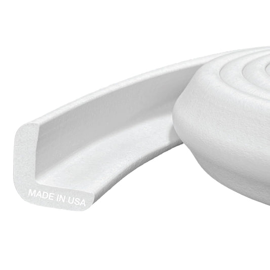 Kidkusion Baby Proof Edge Guards for Safety - 44 Feet Off White