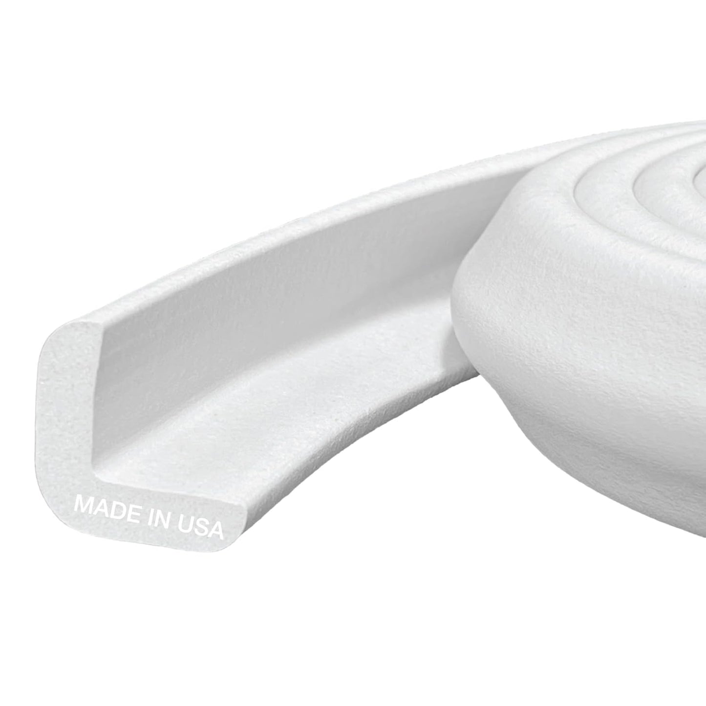 Kidkusion Baby Proof Edge Guards for Safety - 28 Feet Off White