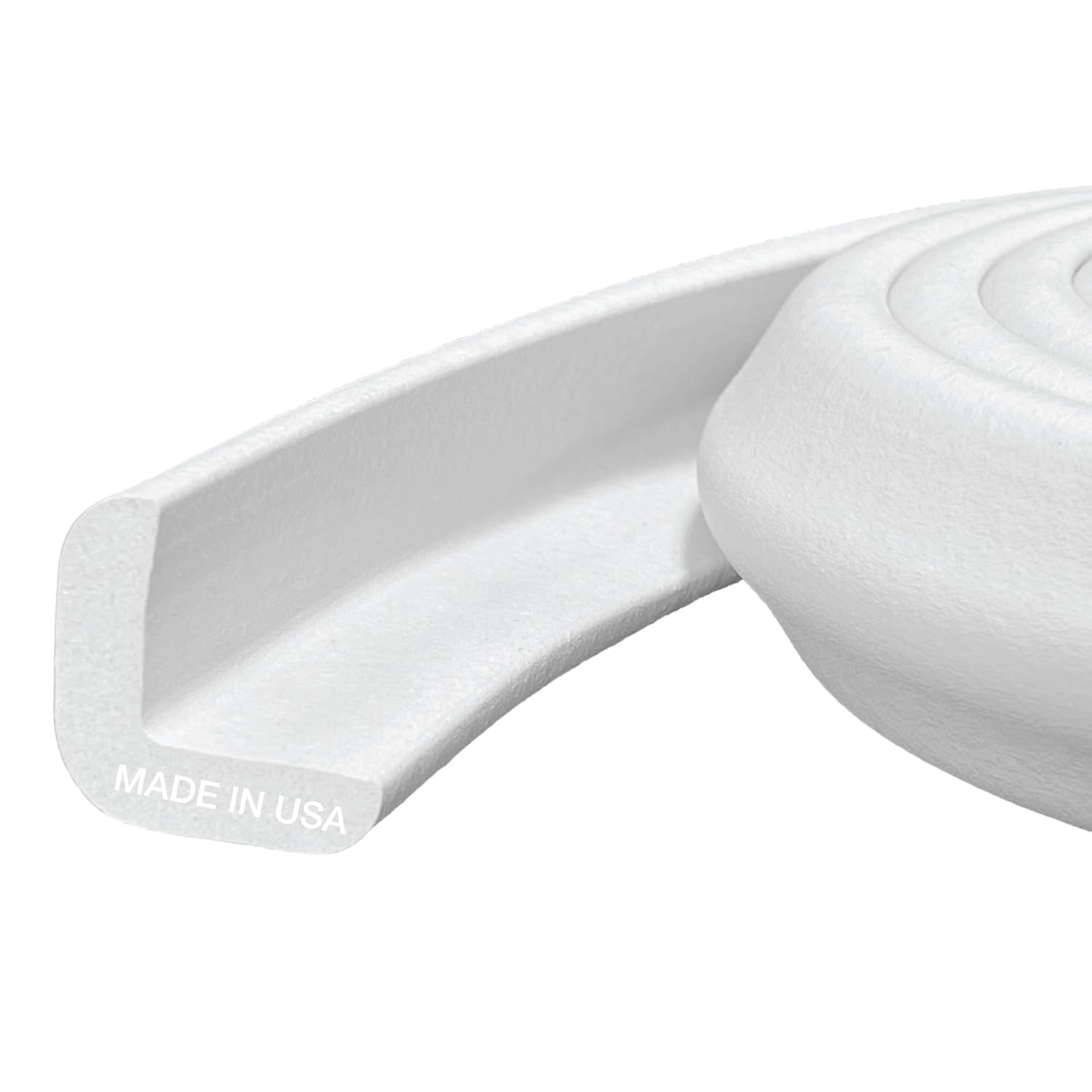 Kidkusion Baby Proof Edge Guards for Safety - 28 Feet Off White