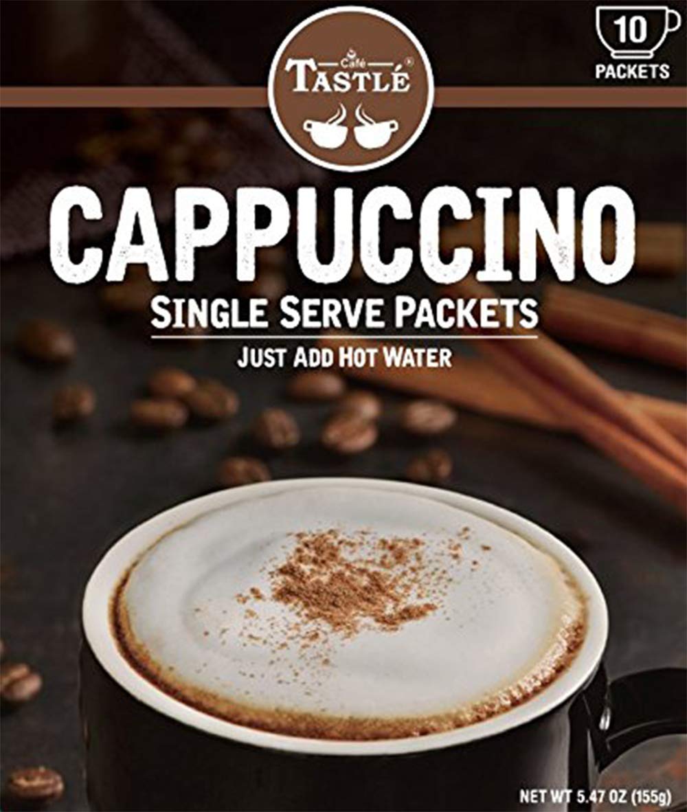 Cafe Tastle Single Serve Coffee Cappuccino 120 Count Packets
