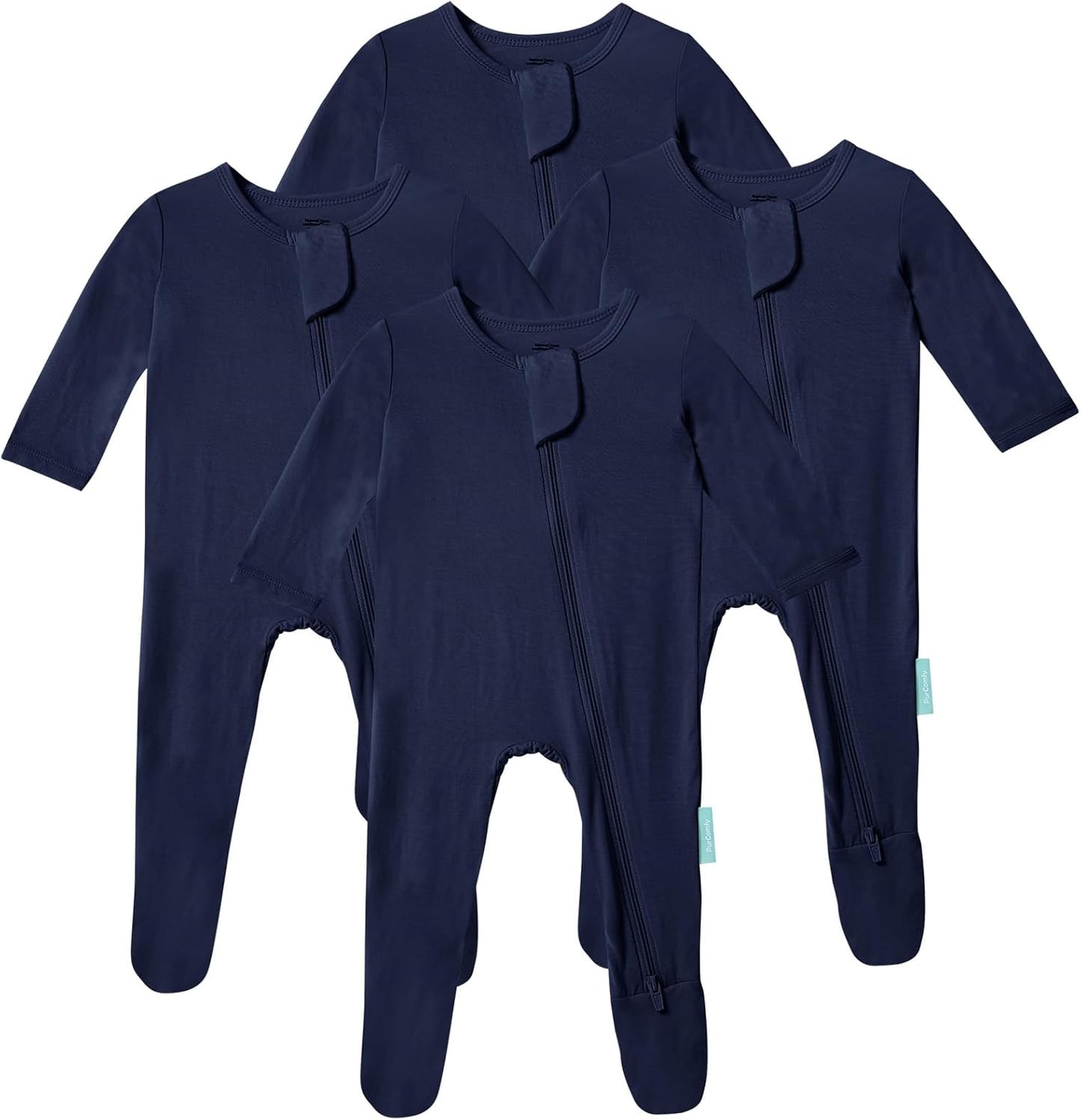 PurComfy Baby Zipper Footie Pajamas for Ultimate Comfort
