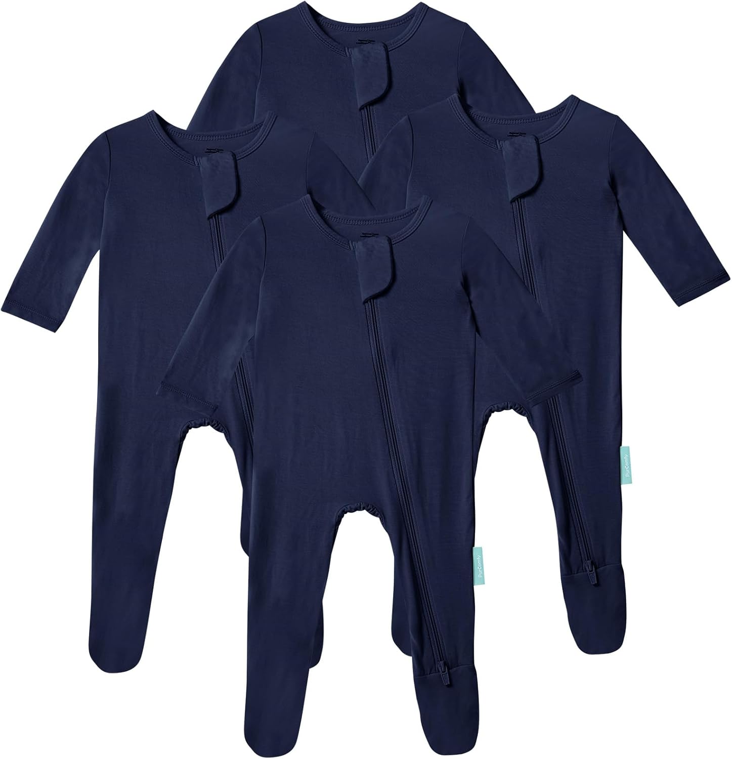PurComfy Baby Zipper Footie Pajamas for Ultimate Comfort