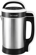 TAYAMA Stainless Steel Nutmilk Maker, 1.3L, Black