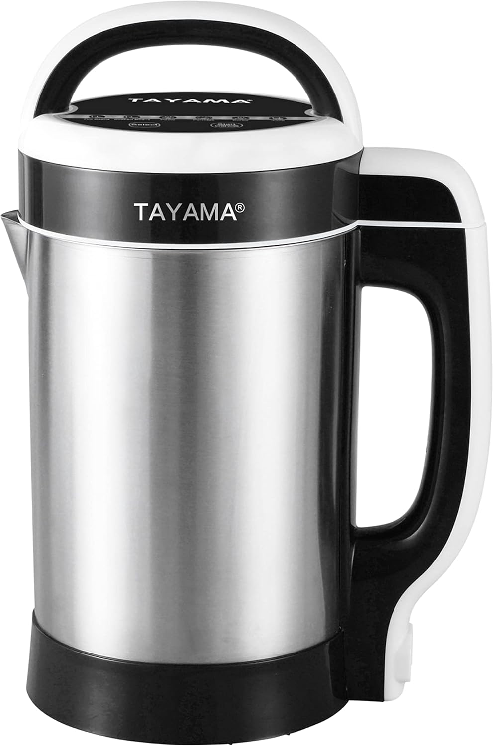 TAYAMA Stainless Steel Nutmilk Maker, 1.3L, Black