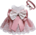 0-6T Toddler Baby Girl Embroidered Tutu Ball Gown Lace
