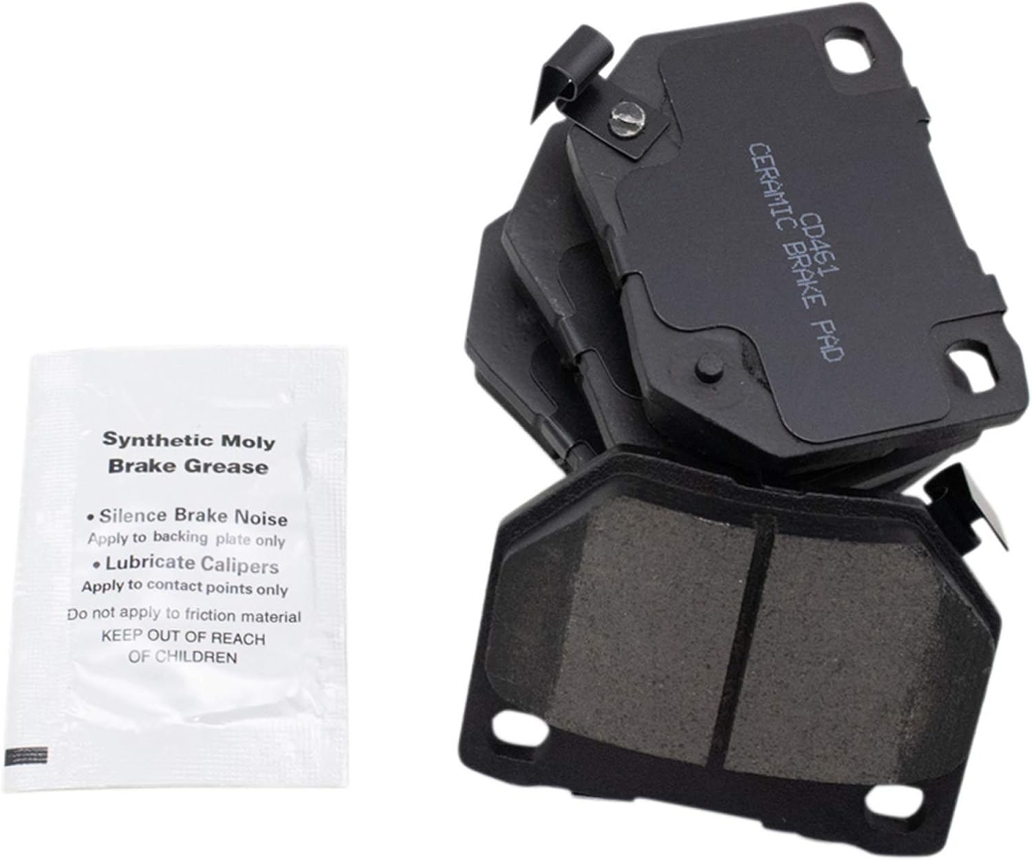 TRQ Rear Brake Pads Ceramic for 1990-1996 Nissan 300ZX & More