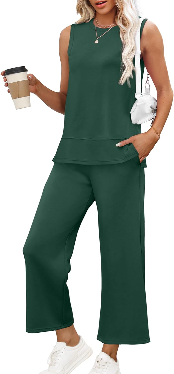 XIEERDUO Women's Summer Travel Tracksuit for Comfy Loungewear