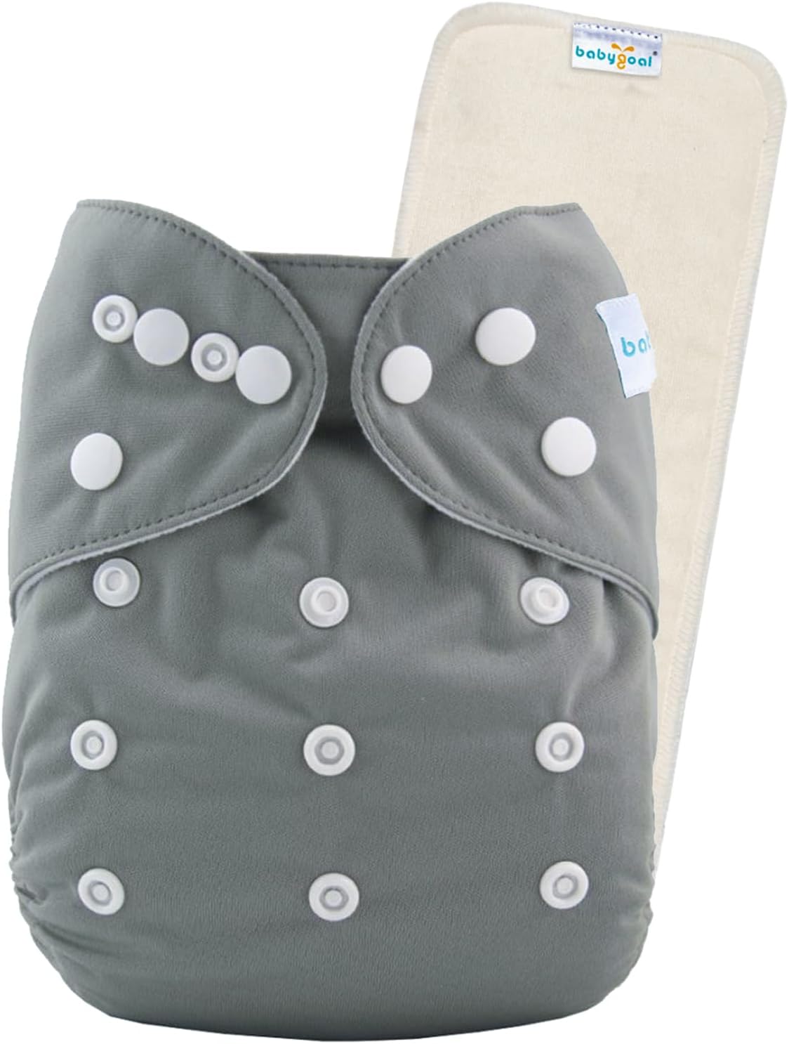 Adjustable Reusable Cloth Diaper for Babies 8-35lbs - Washable, Comfortable Care