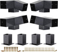 Pergola Brackets 15 Corner Kit for 4x4 in Posts - Sturdy Sloped Roof