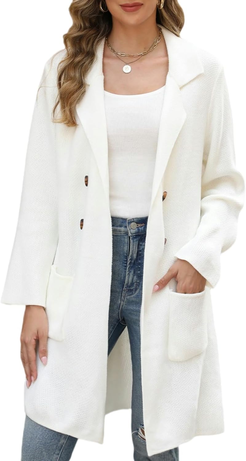 VIMPUNEC Fall Long Cardigan Sweaters for Women - Cozy Style