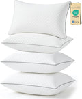 Pillows Queen Size Set of 4 - Medium Support, OEKO-TEX Certified