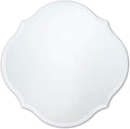 Better Bevel Frameless Round Mirror 30in x 30in - Scalloped Beveled