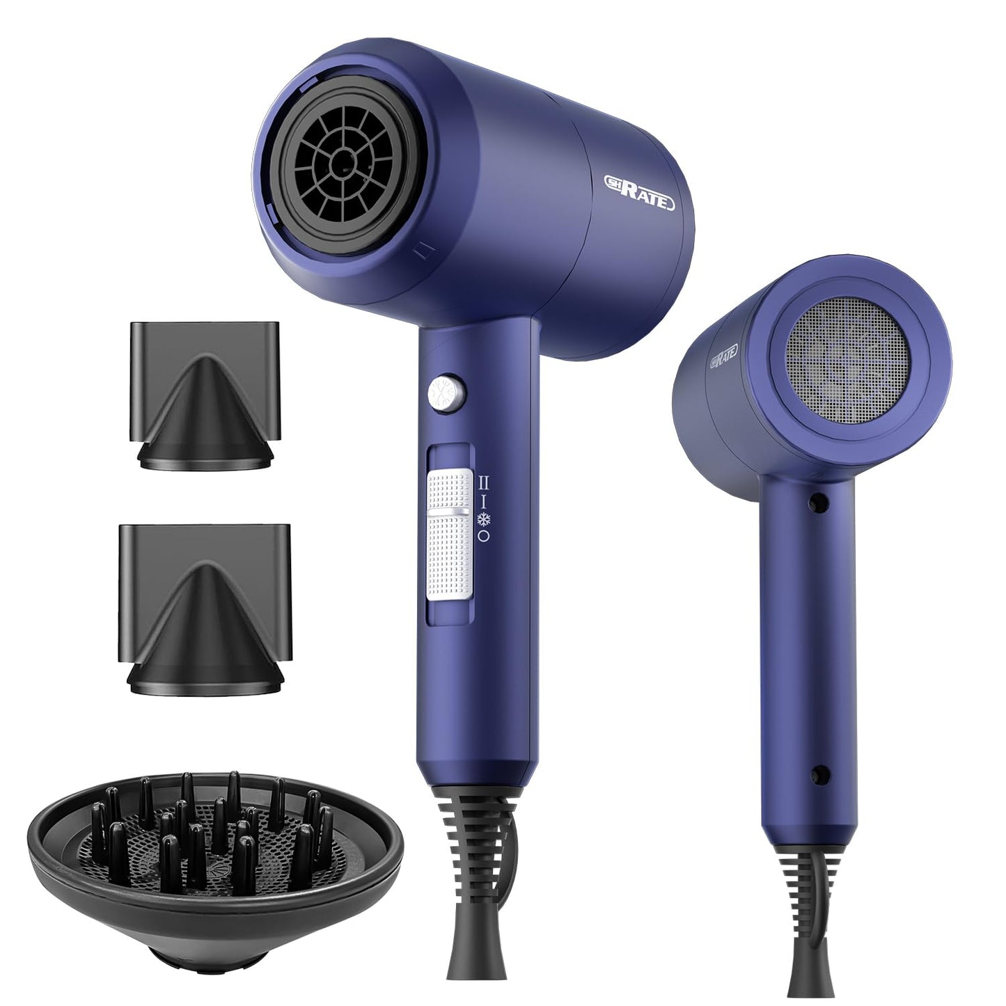 SHRATE Lightweight Ionic Hair Dryer for Fast Drying and Travel