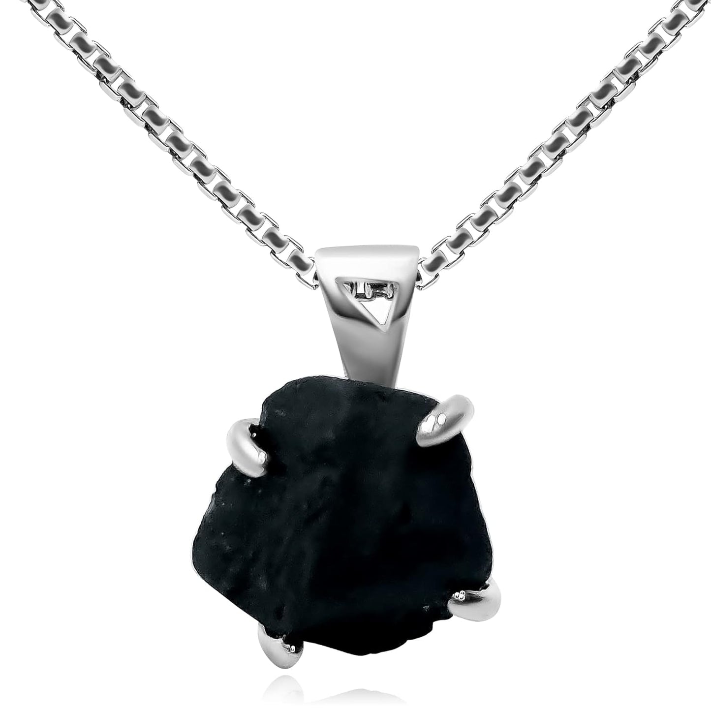 Genuine Raw Spinel Gemstone Pendant Chain Necklace Gift