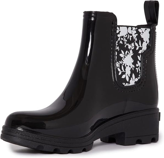 Laura Ashley Ladies Mid Cut Ankle Height Rubber Rain Boots Review