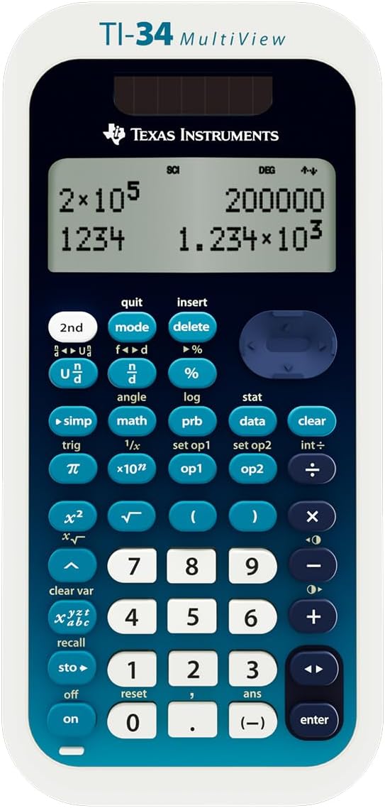 Texas Instruments TI-34 MultiView: Advanced Functions