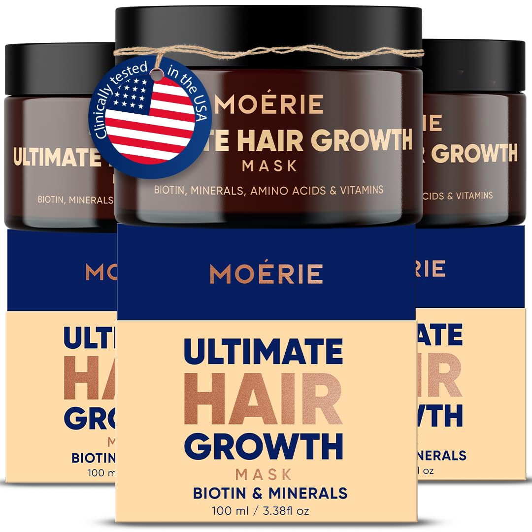 Moerie Hair Growth & Repair Mask for Thicker, Fuller Hair