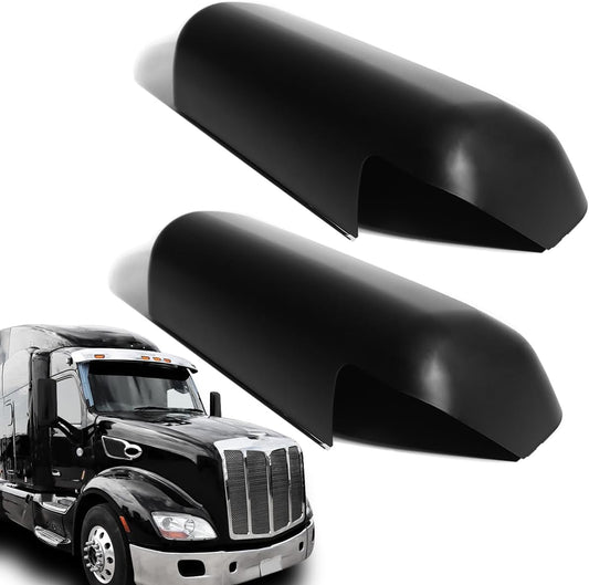 Door Mirror Black Cover for 2013-2022 Peterbilt 579 Truck