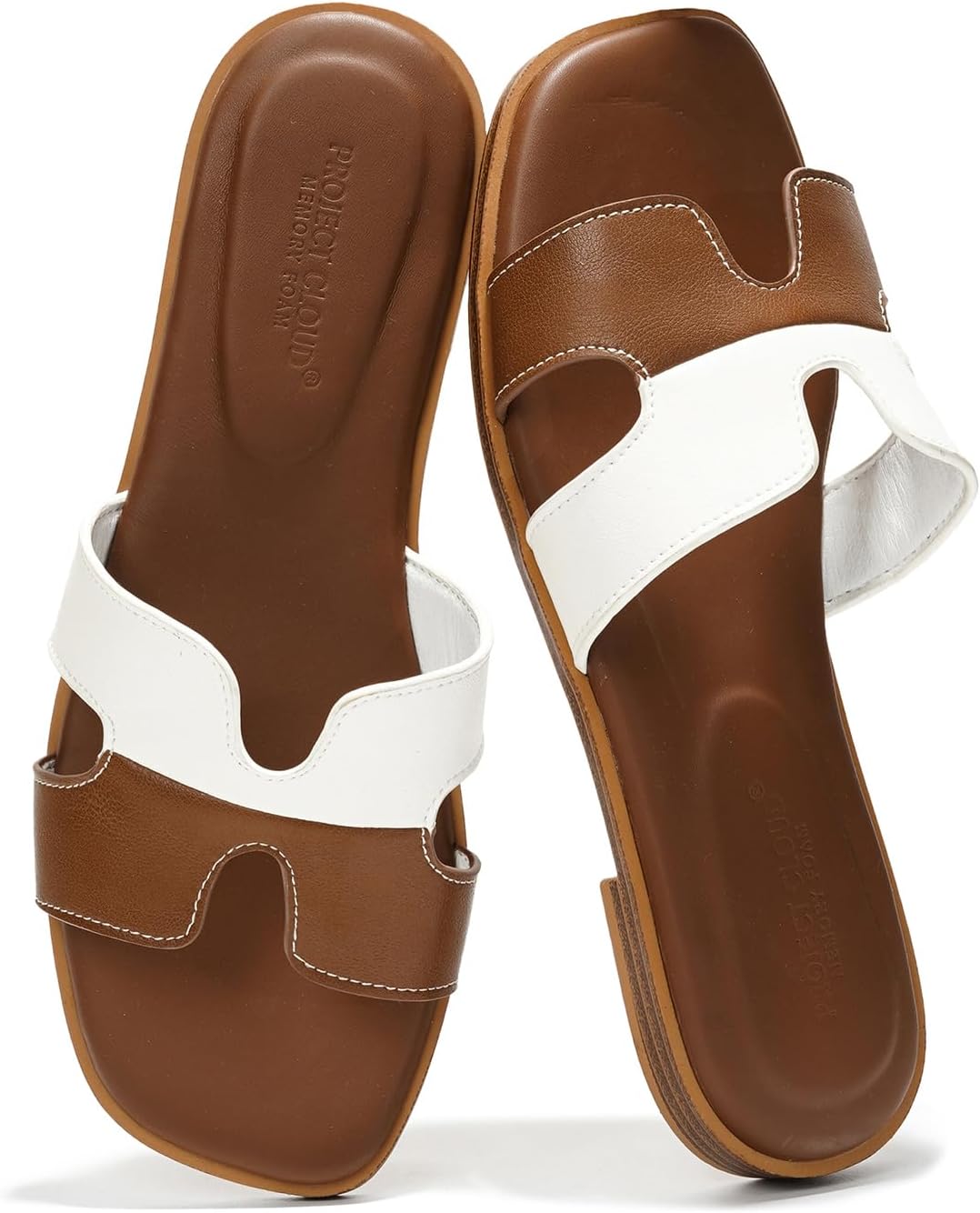 Project Cloud Genuine Leather Sandals for Women - Stylish Comfort