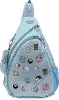 Oxford Ita Bag Medium Kawaii Pin Display Chest Pack - Daypack