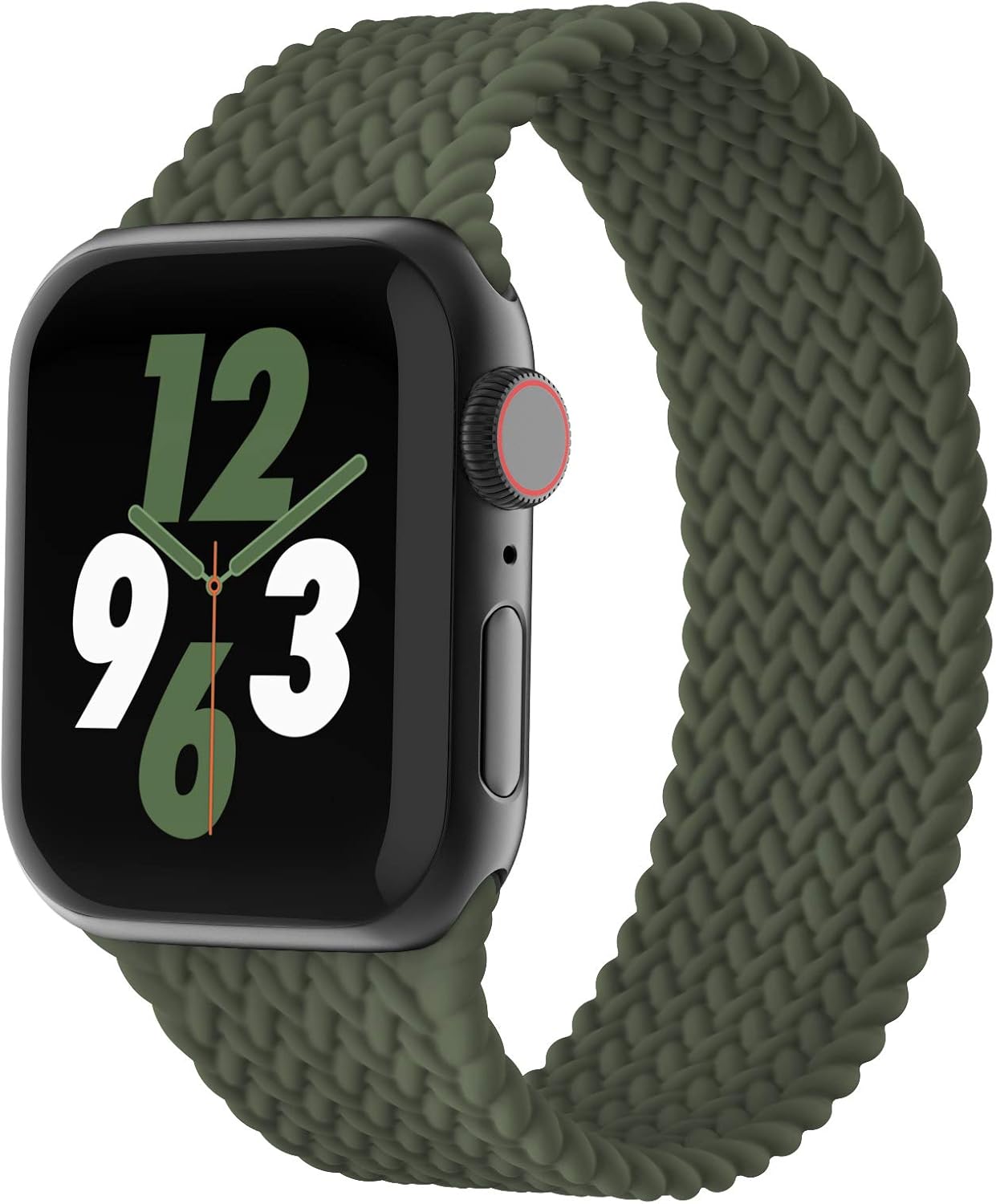 Stretchy Silicone Braided Apple Watch Band - Ultra Comfort!