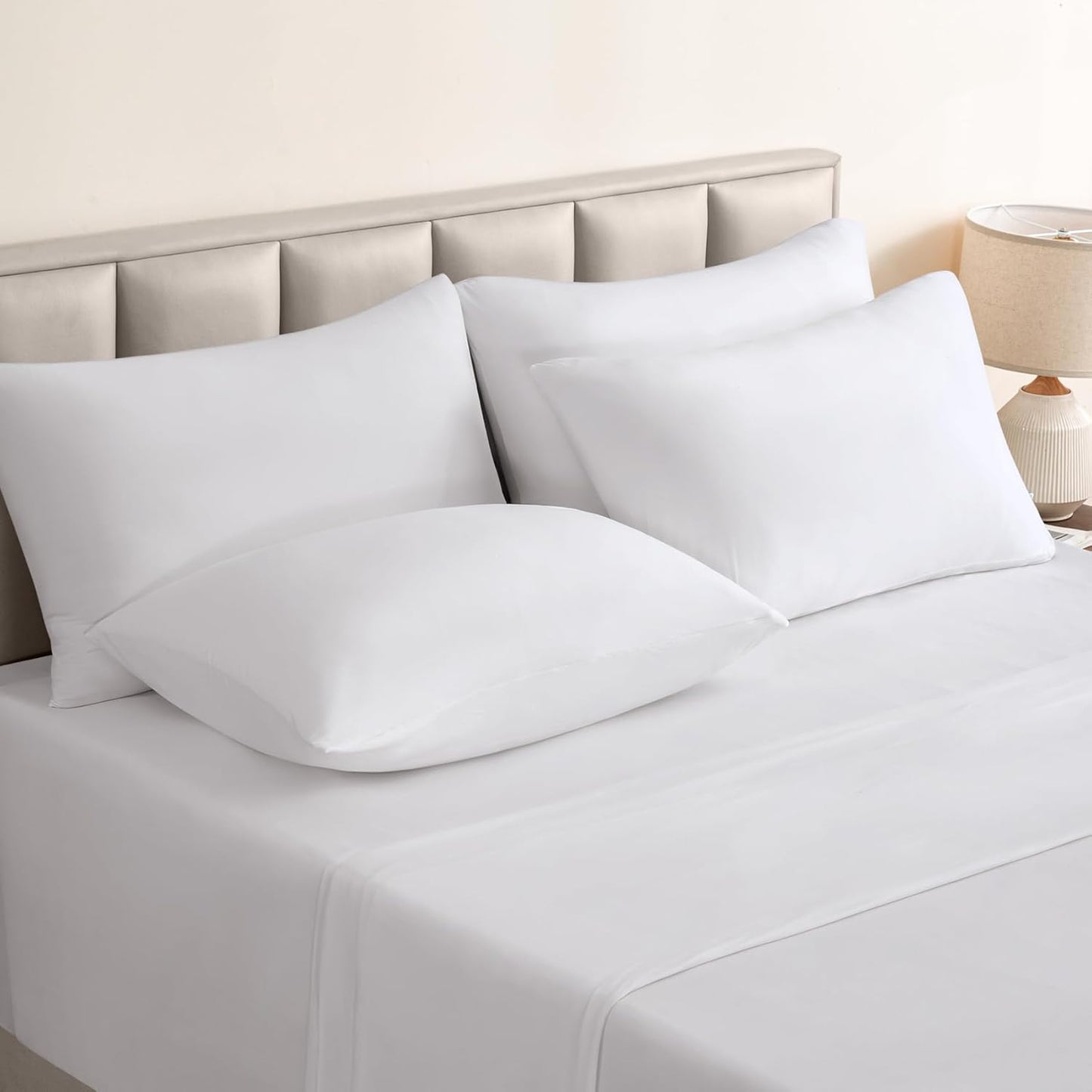 BYSURE Jersey Knit Queen Sheet Set for Ultimate Comfort and Fit