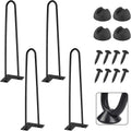 EconoHome Metal Hairpin Legs 20 inch for DIY Projects