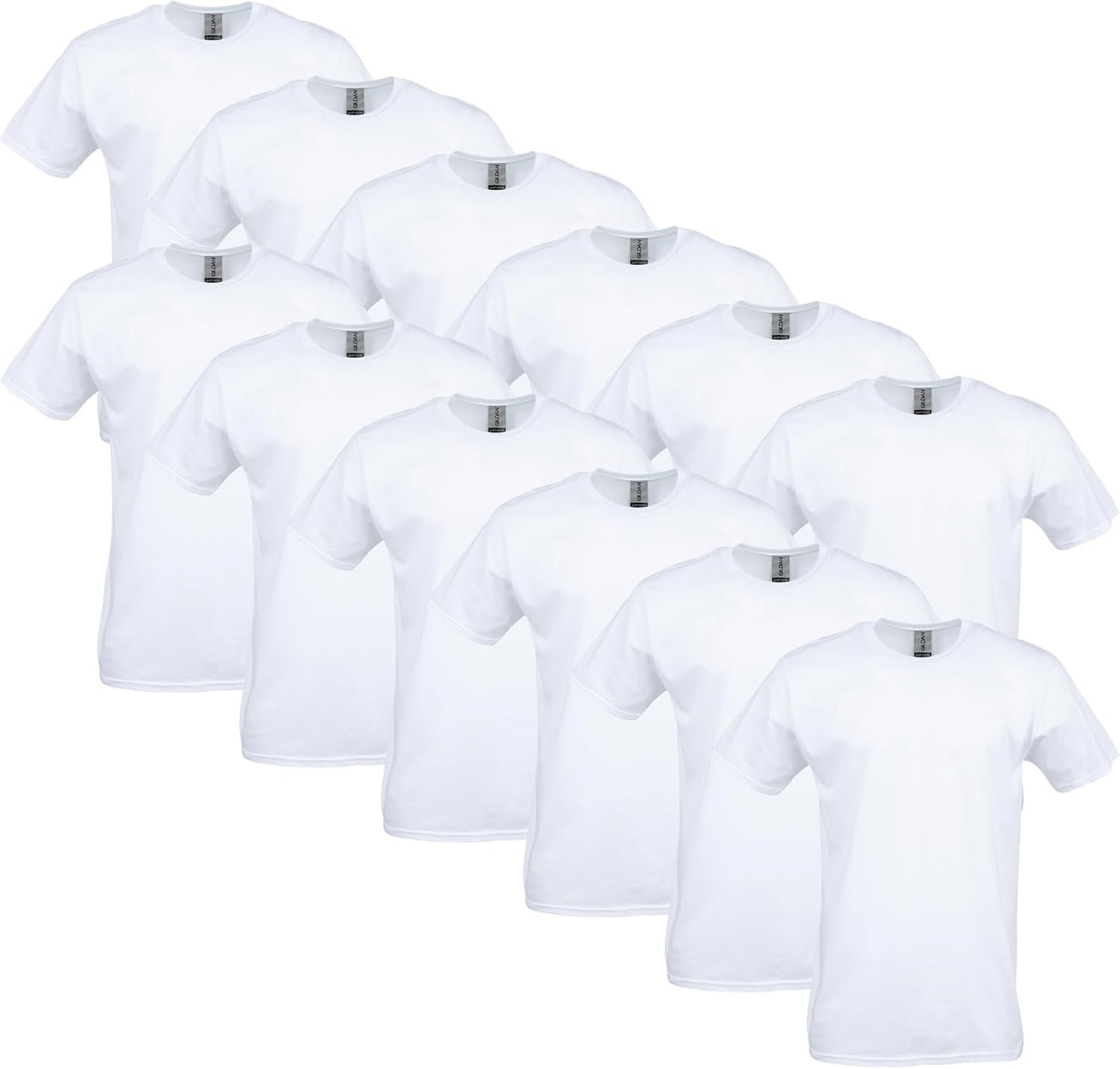 Gildan Adult Softstyle Cotton T-Shirt Multipack for Comfort