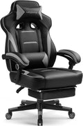 GTPLAYER Gaming Chair with Footrest Designed for Big and Tall Comfort