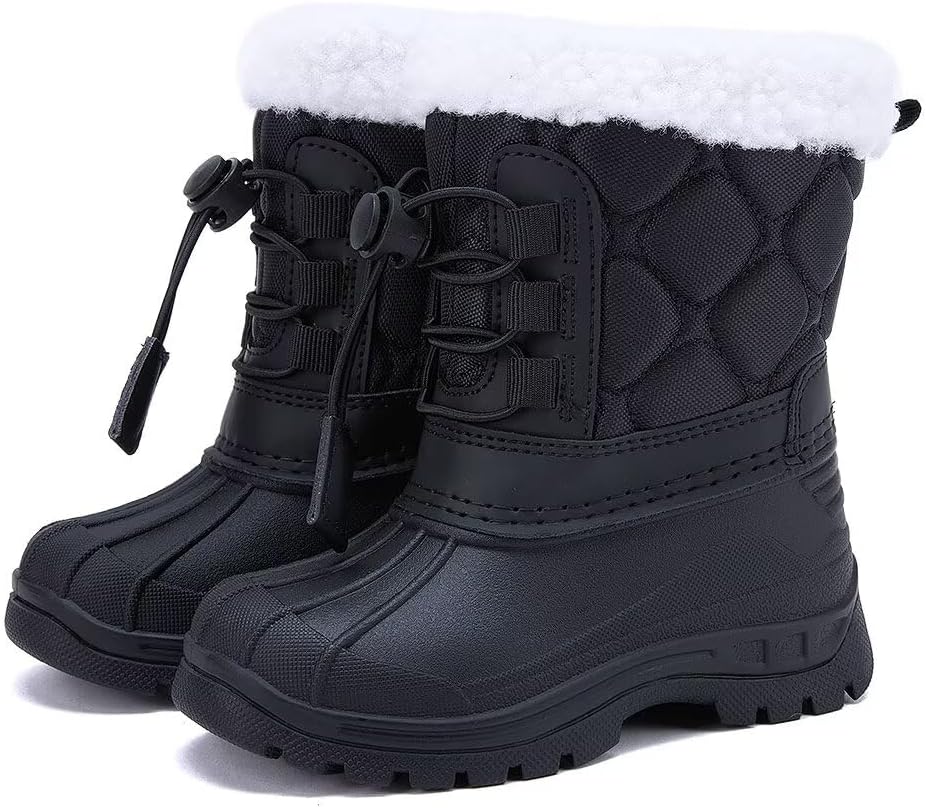 BMCiTYBM Toddler Snow Boots for Boys and Girls in Winter Fun