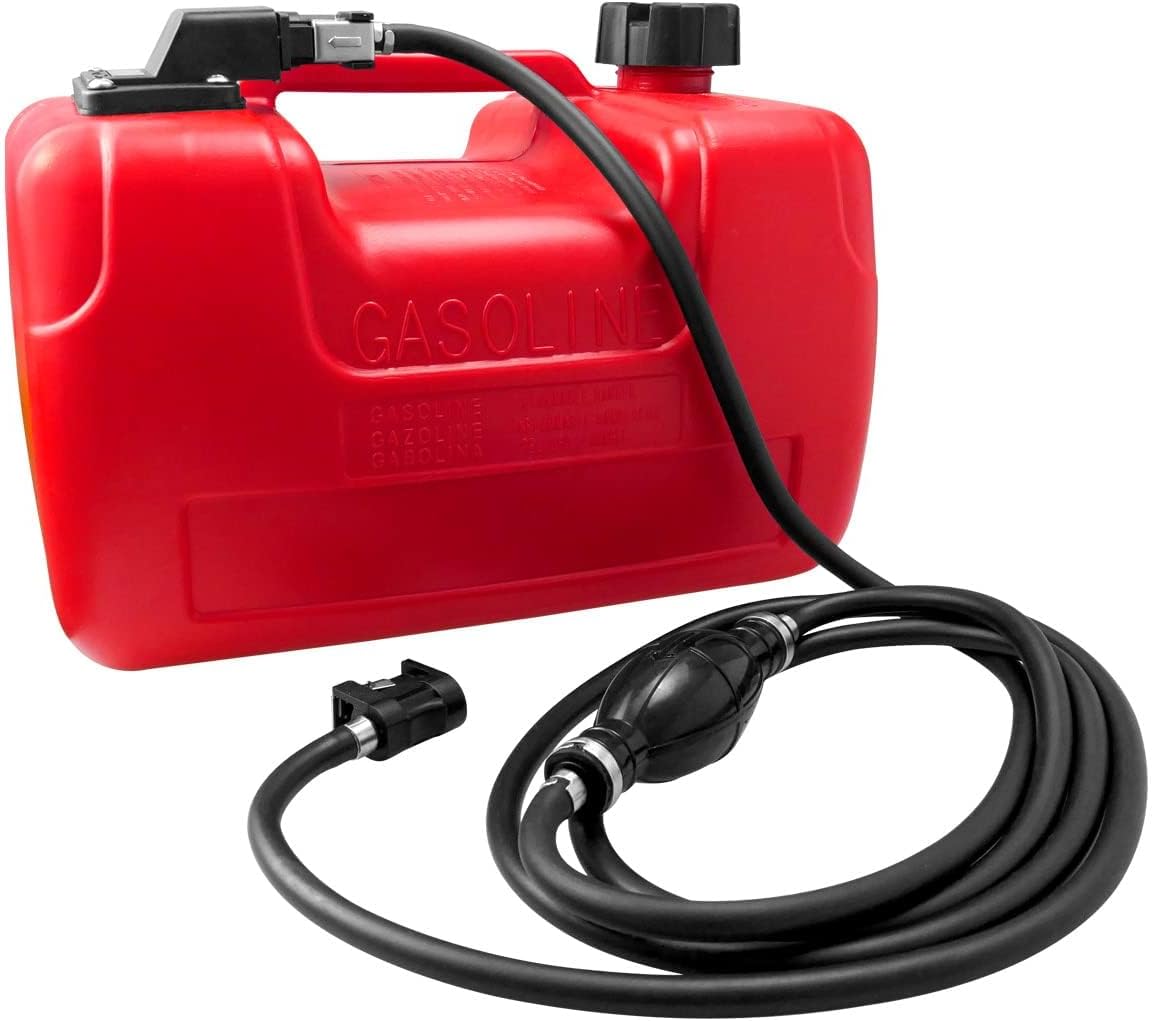 Marine Fuel Tank with 10FT Hose Connector for Yamaha Outboards