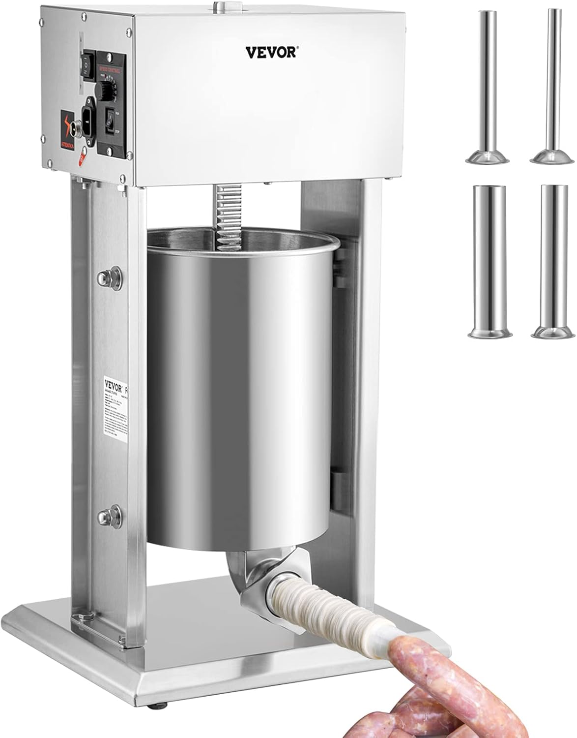 VEVOR Electric Sausage Stuffer with 10L Capacity and Speed Control