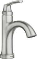 Moen Wellton Spot Resist Brushed Nickel Single-Handle Faucet - Clean