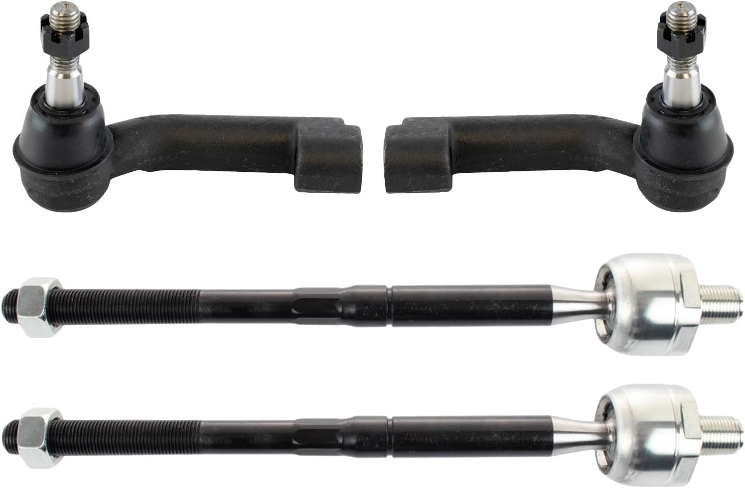 TRQ Front Inner and Outer Tie Rod Set for Ford Expedition & F-150