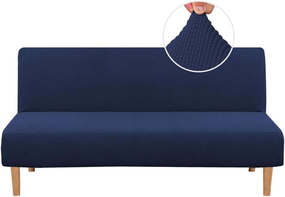 H.VERSAILTEX Armless Futon Cover Stretch Sofa Bed Protector