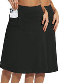 Womens Knee Length Athletic Skort - Modest Midi Active Wear