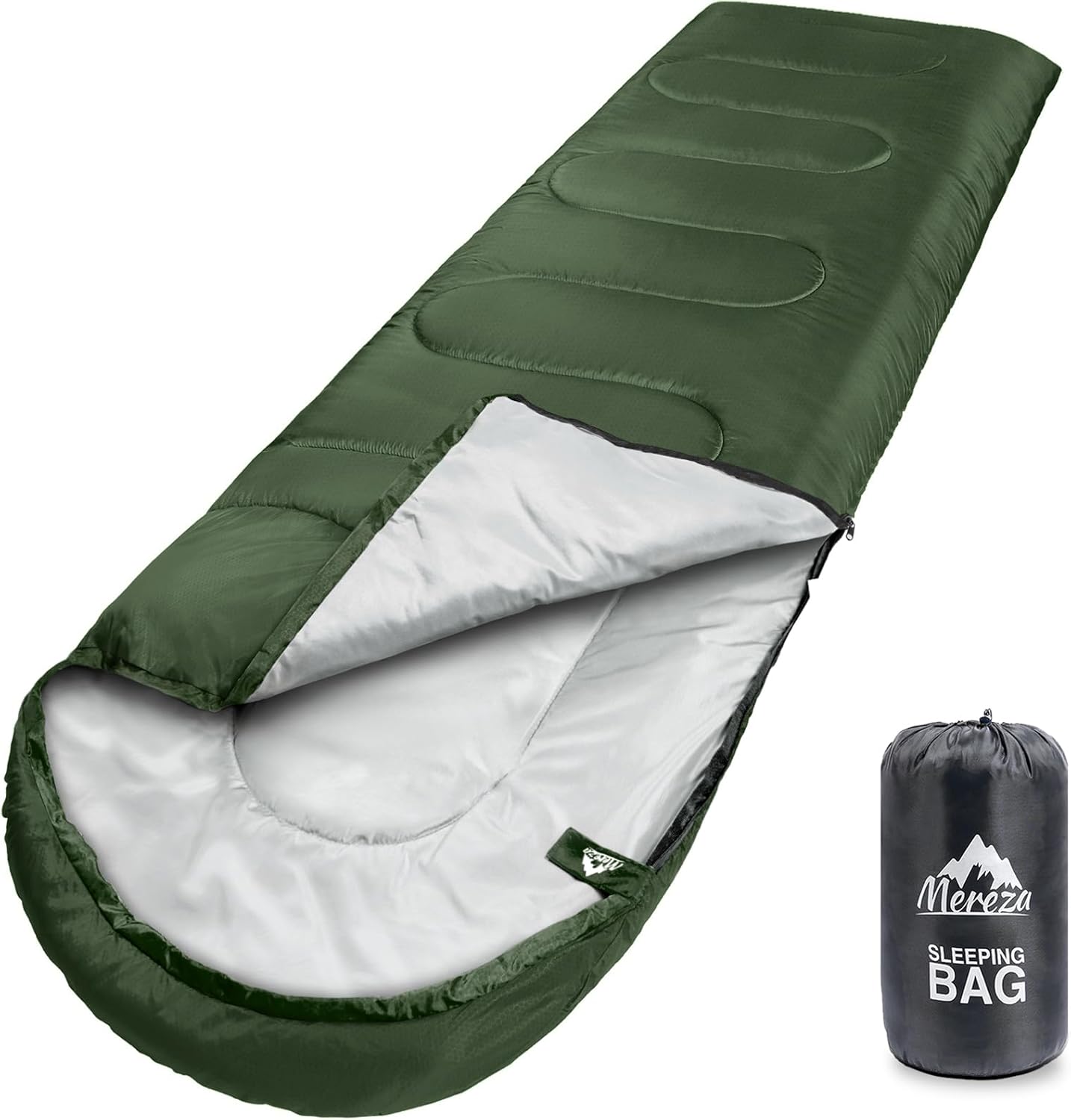 MEREZA Sleeping Bags XL for Adults Cold Weather Comfort