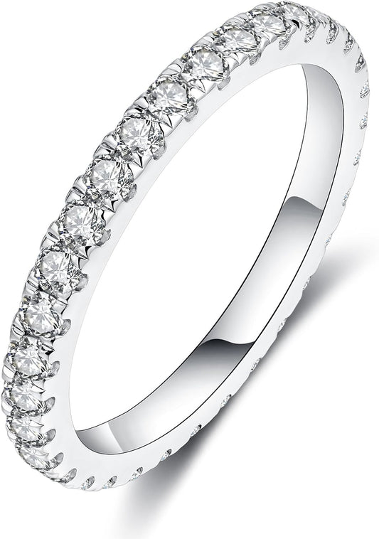 IMOLOVE Lab Grown Diamond Wedding Bands for Elegant Occasions