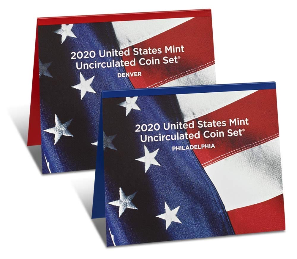 2020 P D U.S. Mint Uncirculated 20 Coin Mint Set with CoA