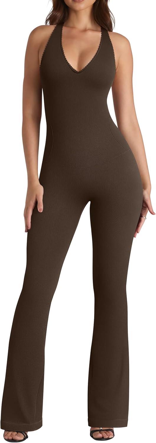 OQQ Jumpsuits for Women: Stylish Halterneck Design