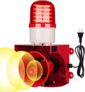 AC110V-120V Industrial Siren Alarm Strobe Light - 120dB Loud Horn