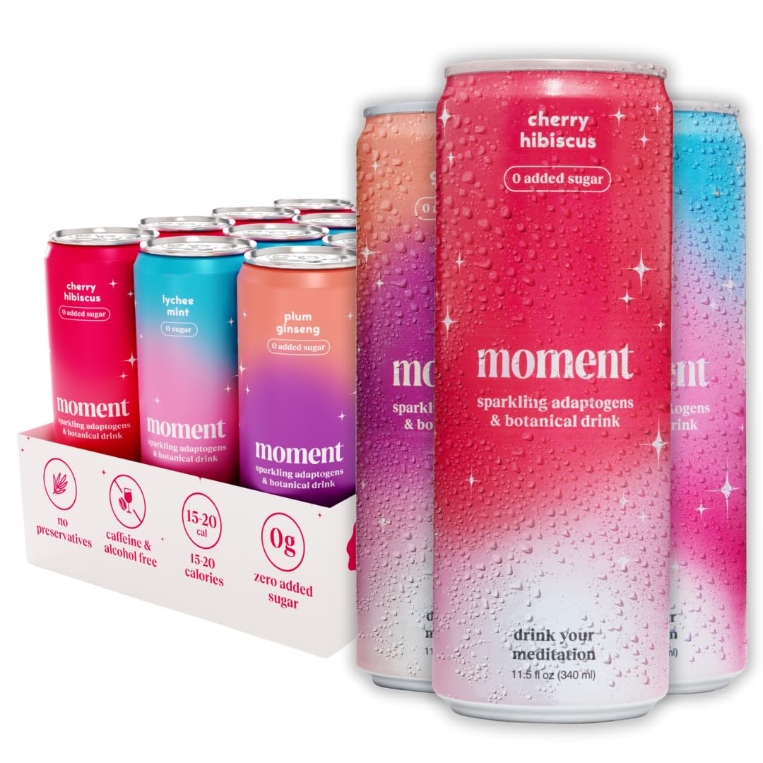 Moment Mocktails Non Alcoholic Drinks for Calm & Clarity