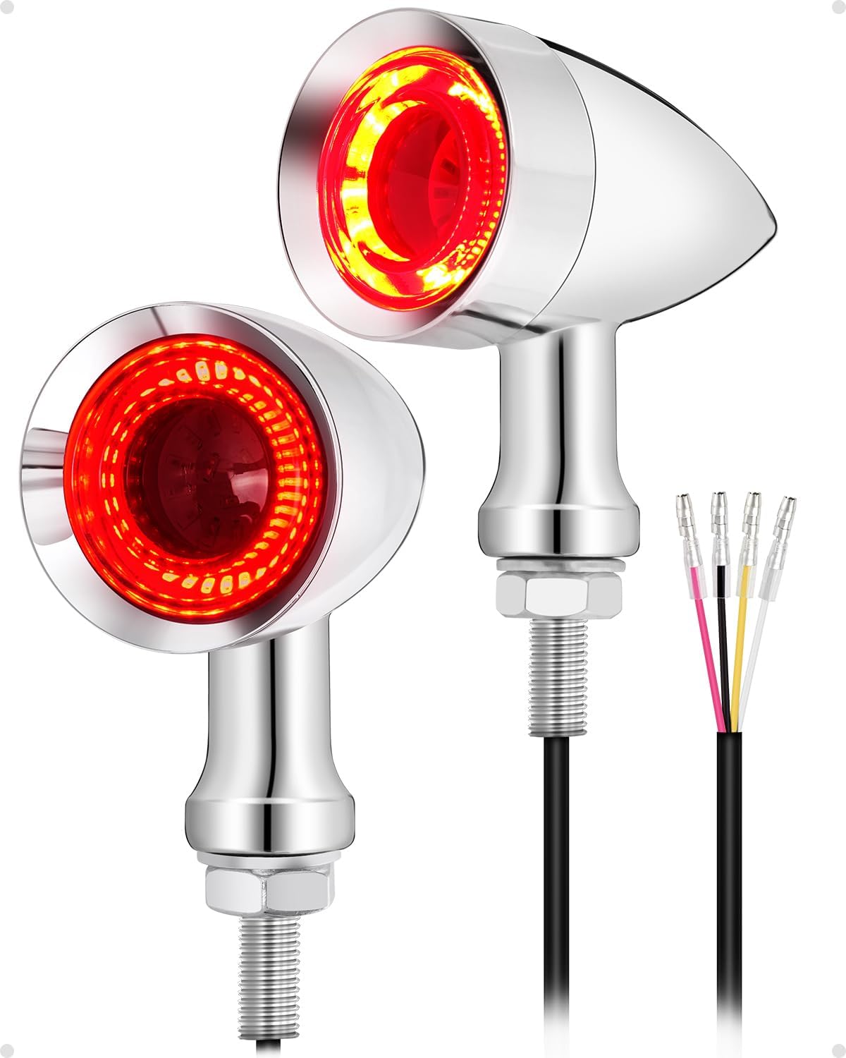 Benlari Motorcycle Bullet 48 LEDs Rear Turn Signal Light Review