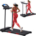 Walking Pad Treadmill with Handles - Compact 3.5HP Home Treadmill