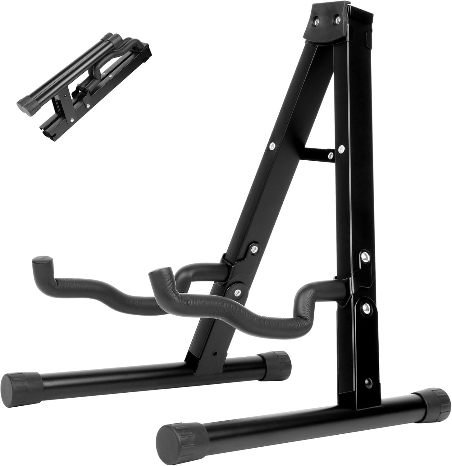 Compact Guitar Stand - Secure Grip for All Instruments