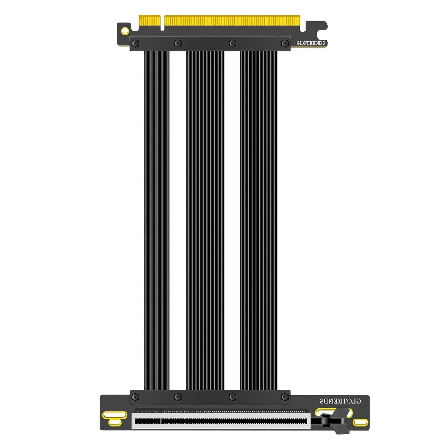 GLOTRENDS 300mm PCIe 5.0 Riser Cable for High-Performance GPUs