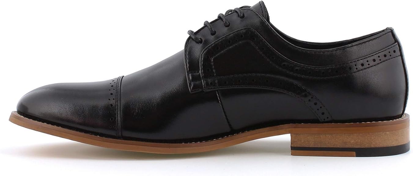 STACY ADAMS Men's Dickinson Cap-Toe Lace-up Oxford for Style